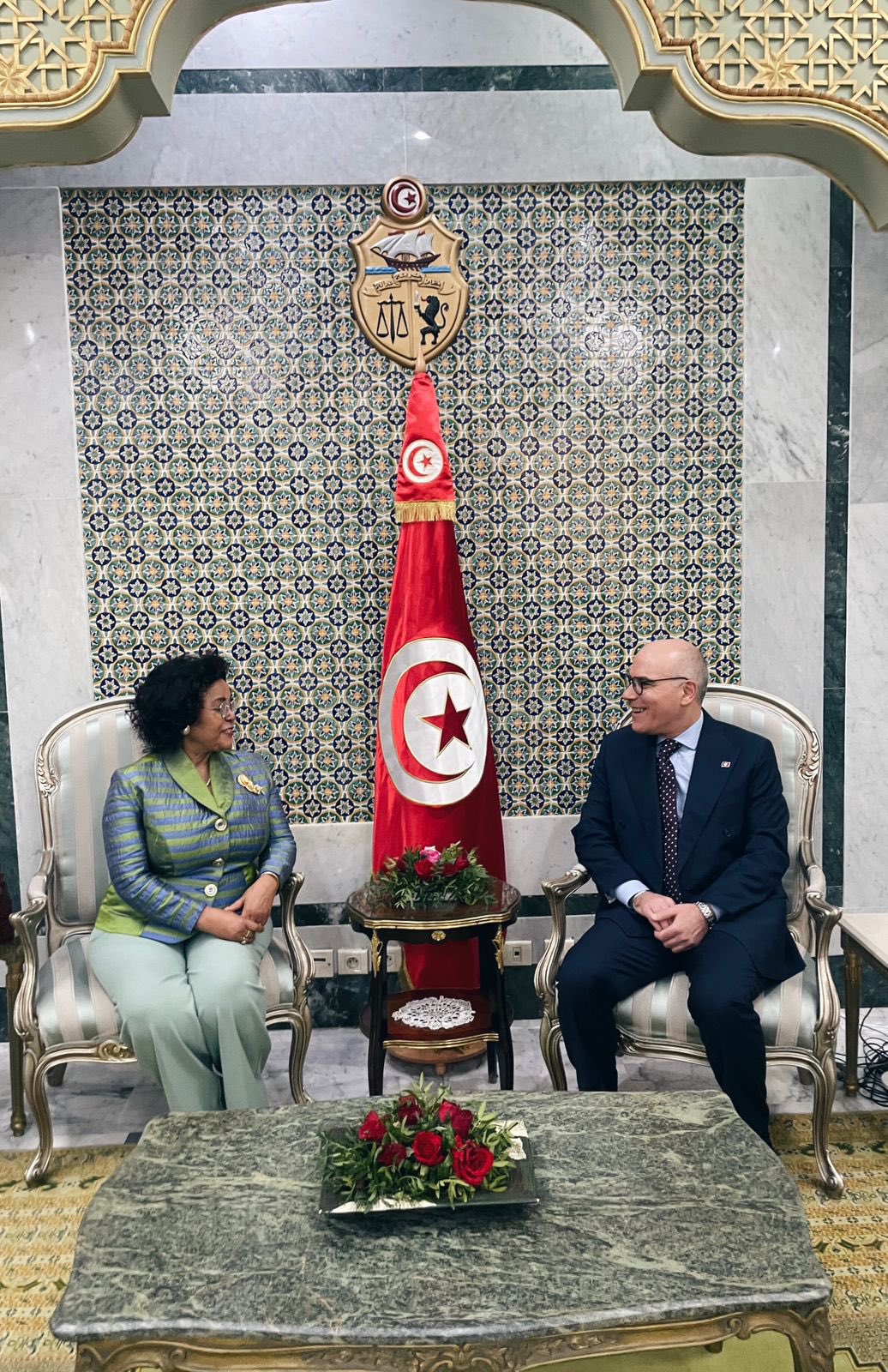 Nardos Bekele-Thomas, Directeur général de l’ AUDA-NEPAD, a eu l’honneur de s’entretenir avec le Ministre des Affaires étrangères de Tunisie.