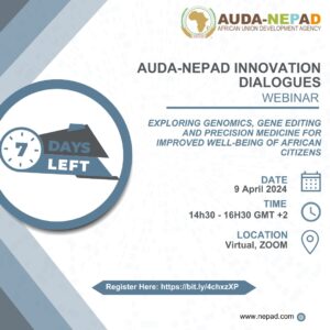L’Agence de développement de l’Union africaine-NEPAD annonce une série de webinaires sur la médecine de précision et la génomique