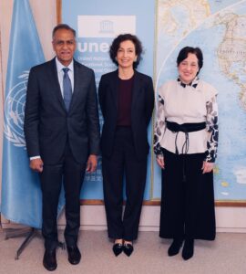 M. Verma a souligné l’engagement continu du Département d’État américain envers les objectifs fondamentaux de l’UNESCO.