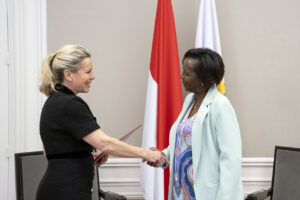 Secrétaire générale de l'OIF, a reçu les lettres de créance de Valérie Bruell-Melchior, Représentante du gouvernement Princier de Monaco.