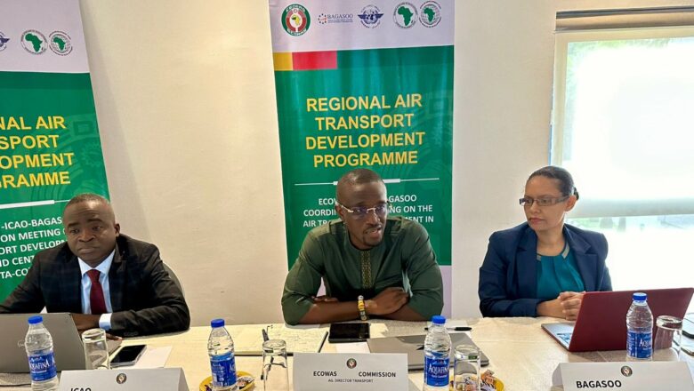 Collaboration entre la CEDEAO, l'OACI et le BAGASOO pour renforcer la sécurité et l'efficacité du transport aérien en Afrique (PASTA-CO)