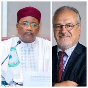 Plainte pour diffamation déposée par l'ancien président du Niger, Issoufou Mahamadou, contre l'ex-ambassadeur de France, Sylvain Itté, 