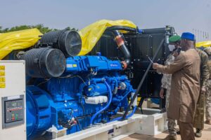 Le Colonel Goita Assimi, renforce l'infrastructure énergétique nationale en dotant l'EDM-SA de nouveaux groupes électrogènes.