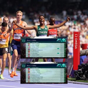 L'athlète éthiopien Ermias Girma s'est imposé comme le favori pour la médaille d'or dans les séries éliminatoires du 1500 m