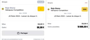 Betclic fait face à des réactions publiques après l'annulation d'un pari de 10.000€ sur le vainqueur de lancer de disque aux JO, Roje Stona.