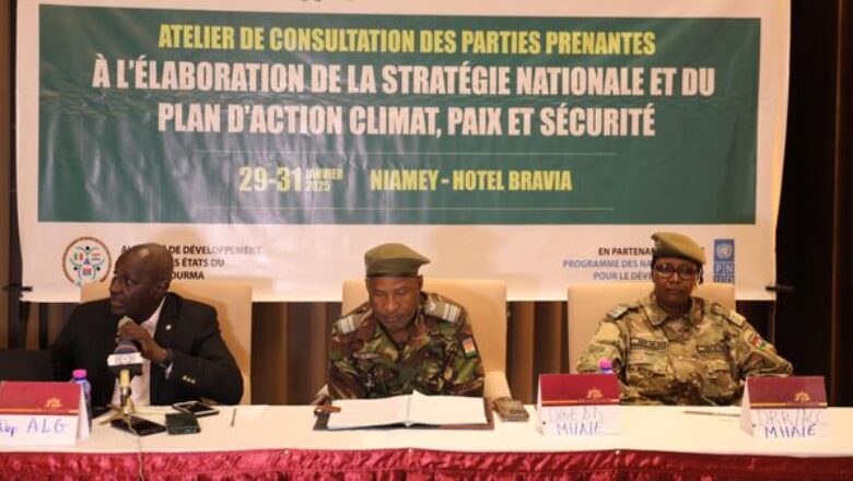 Le Niger a élaboré une stratégie nationale intégrant climat, paix et sécurité, en collaboration avec l'ALG et le PNUD,