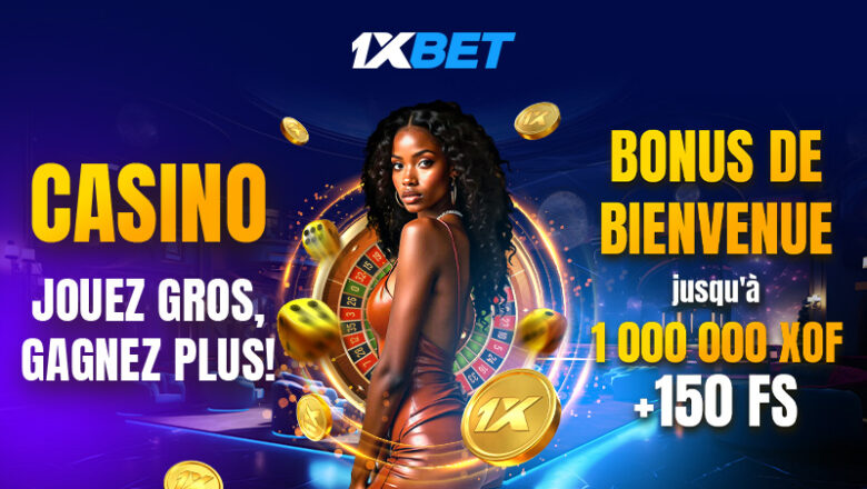 1xBet Casino : les meilleurs jeux de hasard, les top tournois, des bonus généreux et des gains substantiels !