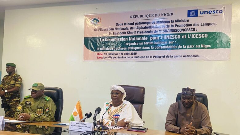 À Niamey, le Forum national sur la paix durable a réuni les acteurs clés de l’État autour d’une stratégie collective pour renforcer la cohésion et faire des institutions publiques les piliers de l’unité nationale.