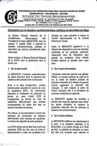 La rentrée scolaire 2025-2026 au Niger est menacée par une crise sociale : les syndicats d'enseignants dénoncent les retards de salaires persistants et exigent le paiement immédiat des arriérés malgré l'appel à l'unité de la ministre Élisabeth Shérif.