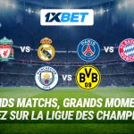 Découvrez les affiches phares de la Ligue des champions du 4 et 5 novembre 2025 : Liverpool–Real Madrid, PSG–Bayern, Manchester City–Dortmund.