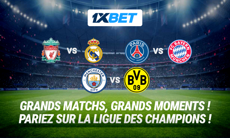 Découvrez les affiches phares de la Ligue des champions du 4 et 5 novembre 2025 : Liverpool–Real Madrid, PSG–Bayern, Manchester City–Dortmund.
