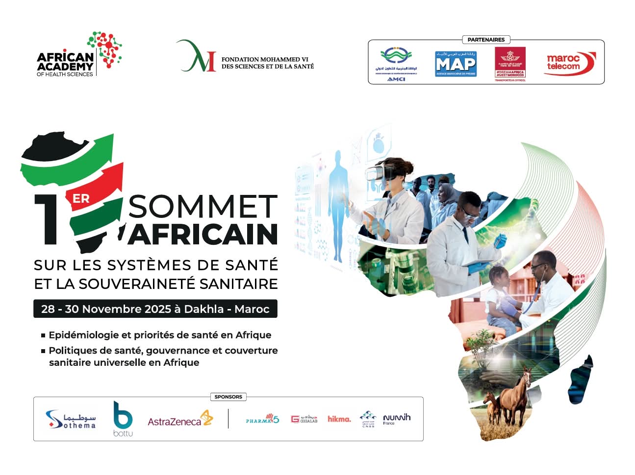 Dakhla (Maroc) : Plus de 200 experts ouvrent le Sommet africain sur la Souveraineté Sanitaire. L'objectif est de mutualiser les moyens et d'entrer dans l'autonomie, loin de la dépendance à l'aide extérieure.