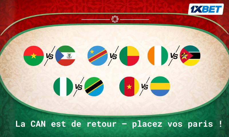 Sponsor officiel de la CAN 2025, 1xBet revient sur les matchs d’ouverture du plus prestigieux tournoi africain de sélections nationales — des rencontres qui marquent le début de la course au trophée