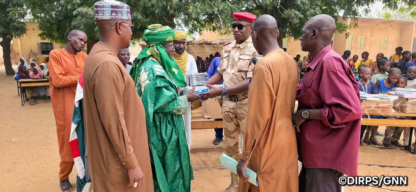 Maradi : la Garde Nationale soutient l’école Illo Souley de Mayahi
