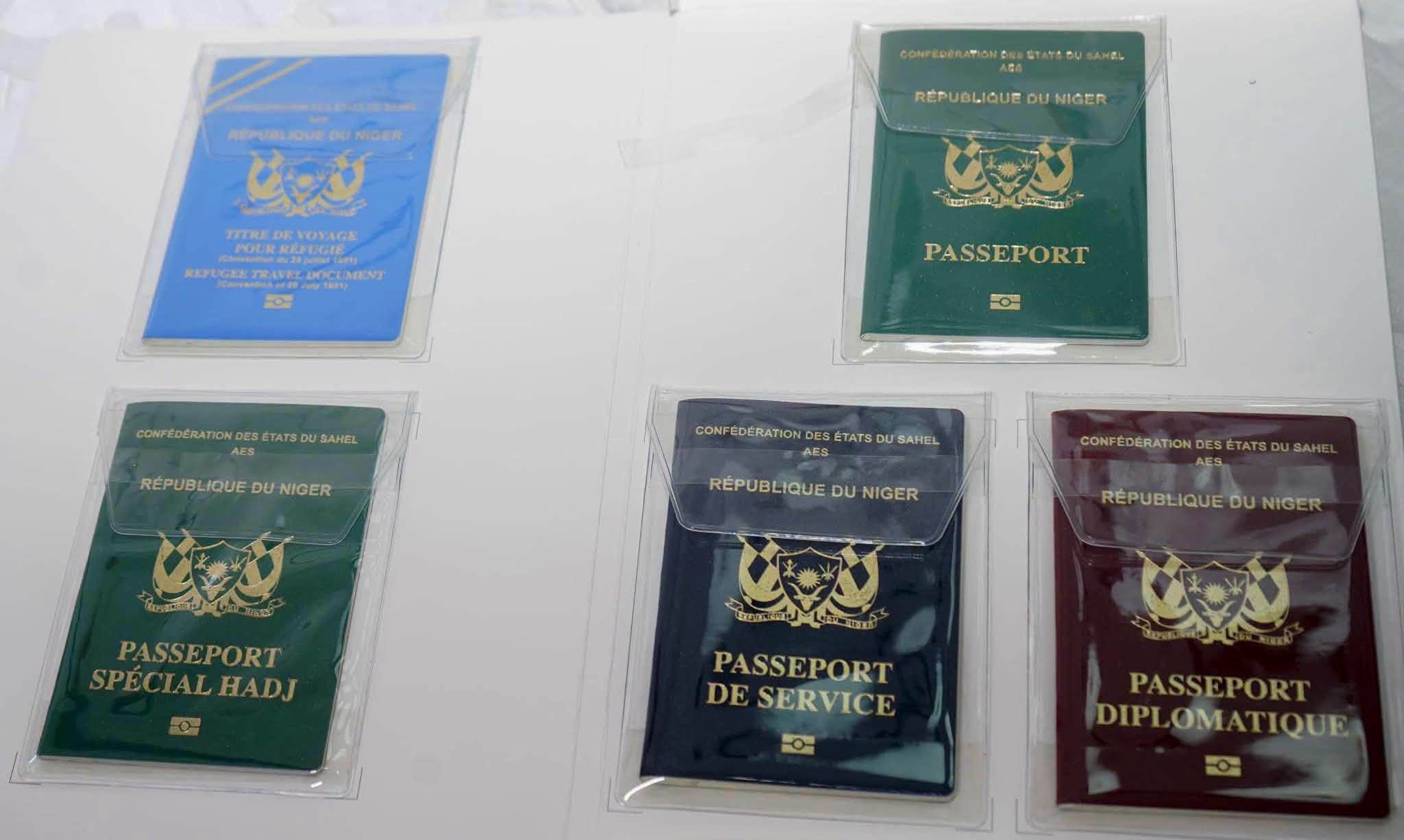Niger : tout savoir sur les cinq nouveaux passeports biométriques de l’AES
