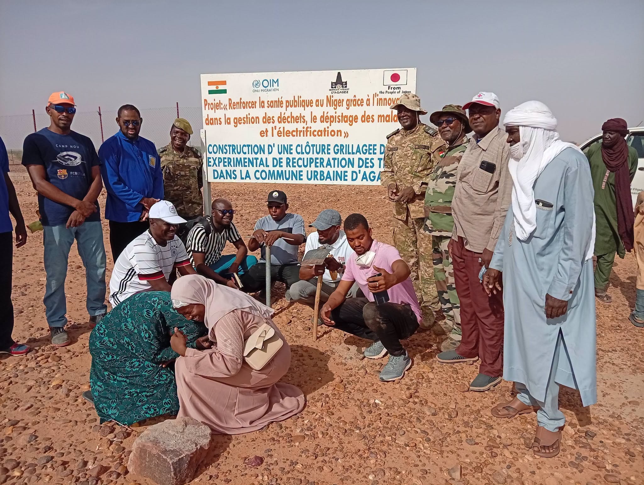 Agadez ville propre : des déchets pour restaurer les sols