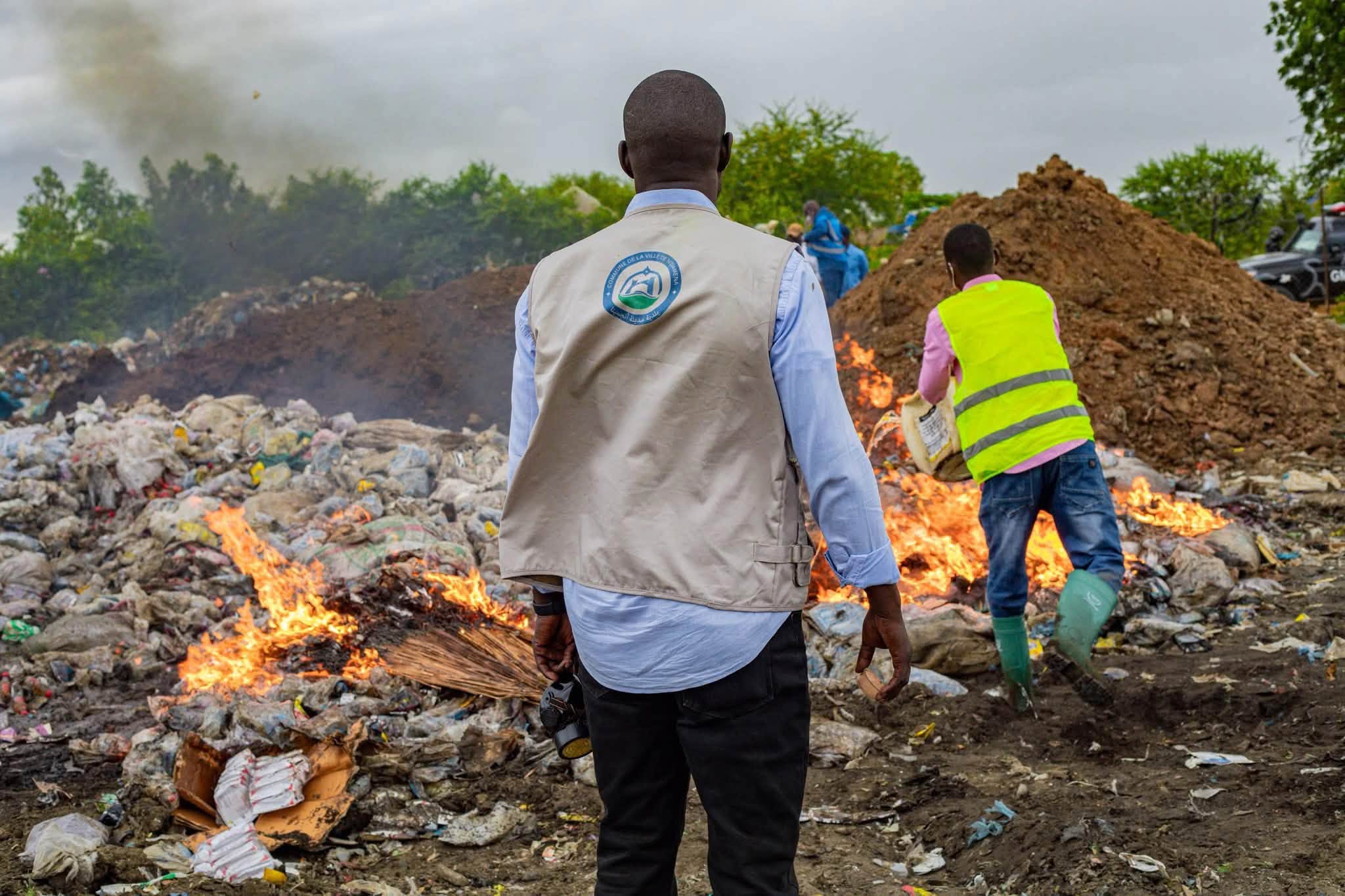 N’Djamena : plus de 5 milliards de FCFA de produits illicites détruits par les autorités