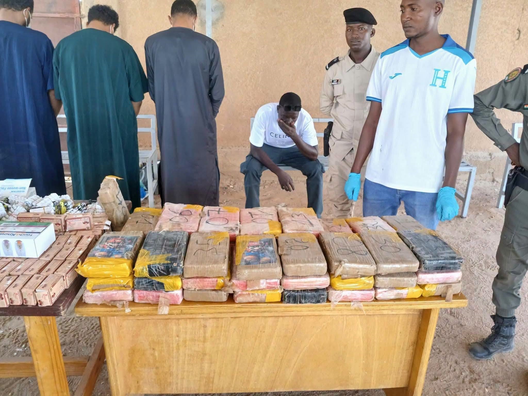 Plus de 50 kg de cocaïne saisis à Arlit