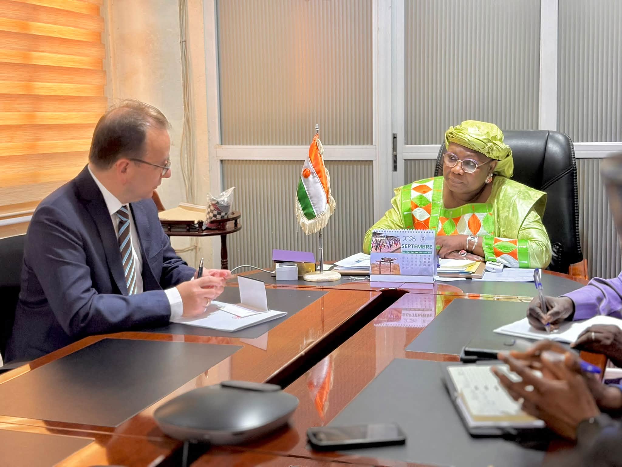 Niger–Türkiye : Élisabeth Shérif reçoit l’ambassadeur turc